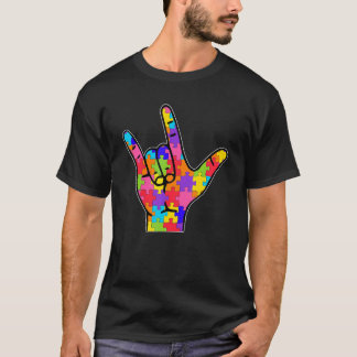 T-shirt Cadeau de sensibilisation au langage des signes d'