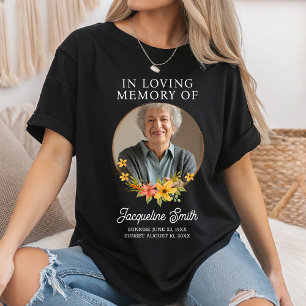 T-shirt Cadeau de souvenir de mémorial personnalisé Funéra