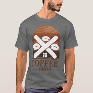 T-shirt Cadeau de style café