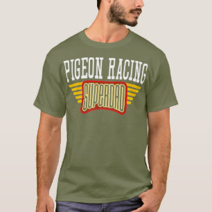 T-shirt Cadeau de super-papa de course de pigeon pour un p