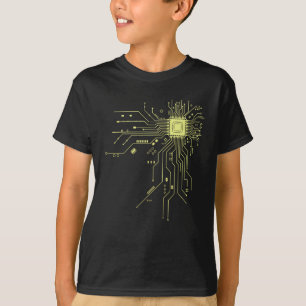 T-shirt Cadeau de technologie de conception de circuit de