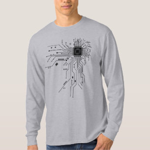 T-shirt Cadeau de technologie de conception de circuit de