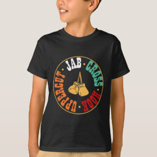 T-shirt Cadeau de travail de kickboxing Boxer Jab Cross Ho