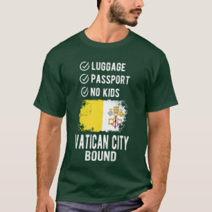 T-shirt Cadeau de vacances à la Cité du Vatican amis