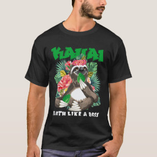T-shirt Cadeau de vacances Kauai paresseux comme un patron