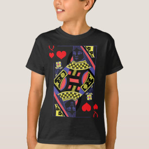 T-shirt Cadeau de vêtements pour femmes Mens Queen Of Hear