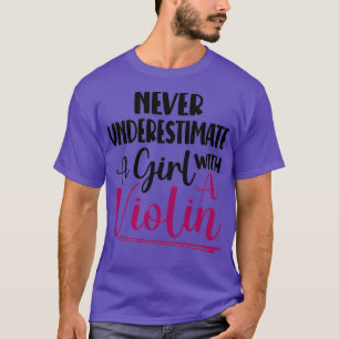 T-shirt Cadeau de violoniste mignon Amoureux des violons N