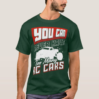 T-shirt Cadeau de voiture de course RC Radio télécommandé