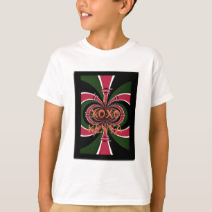 T-shirt Cadeau de voyage kenyan - Conception de câblage et