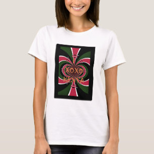 T-shirt Cadeau de voyage kenyan - Conception de câblage et