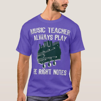 T-shirt Cadeau d'éducation musicale pour professeur de mus