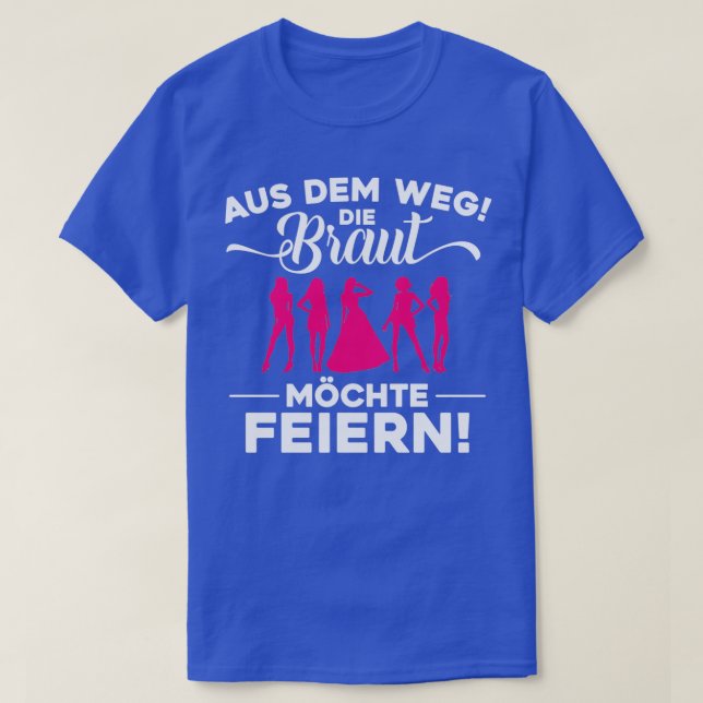 T-shirt Cadeau d'équipe de mariée Hen Party Team Bride 6 (Design devant)