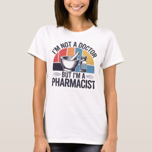 T-shirt Cadeau design coloré Vintage rétro pour pharmacien
