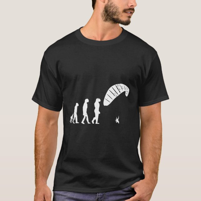 T-shirt Cadeau d'évolution de parachutisme Paramoteurs Par (Devant)