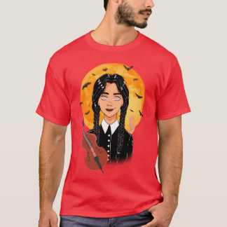 T-shirt cadeau d'Halloween mercredi