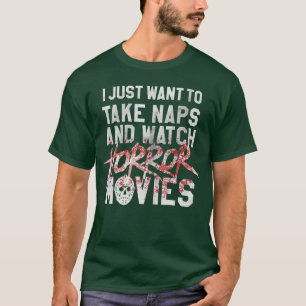 T-shirt Cadeau d'Halloween pour fan de film d'horreur drôl
