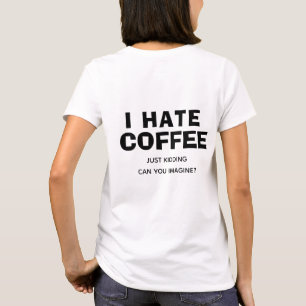 T-shirt Cadeau d'illustration de tasse florale personnalis