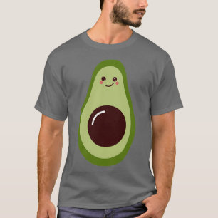 T-shirt Cadeau d'illustration mignonne Avocado pour les am