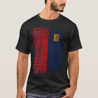 T-shirt Cadeau Drapeau Liechtenstein Femmes Hommes Enfants