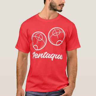 T-shirt Cadeau drôle d'ami passionné de jeu de pétanque