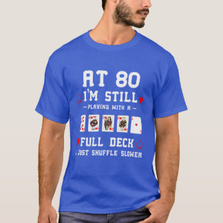T-shirt Cadeau drôle d'anniversaire 80 ans Cartes garçon 8