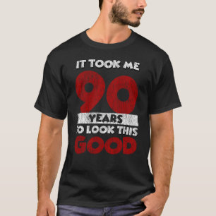 T-shirt Cadeau drôle d'anniversaire 90 ans Vintage
