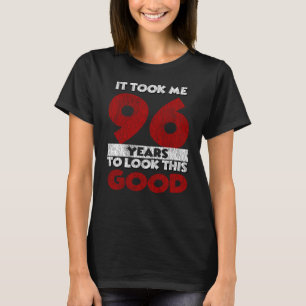 T-shirt Cadeau drôle d'anniversaire 96 ans vieux de 96 ans