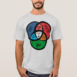 T-shirt Cadeau drôle de Big Bang du chat de Schrodinger