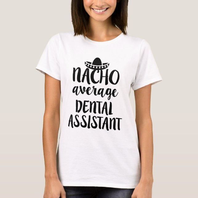 T-shirt Cadeau drôle de chemise moyenne d'assistant (Devant)