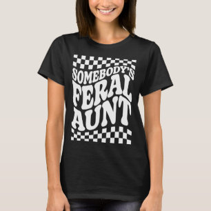 T-shirt Cadeau drôle de famille pour une tante sauvage