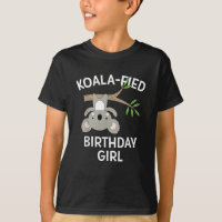 Cadeau drôle de fille d'anniversaire avec un koala