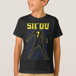 T-shirt Cadeau drôle de foot Siuuuu pour les amateurs de f