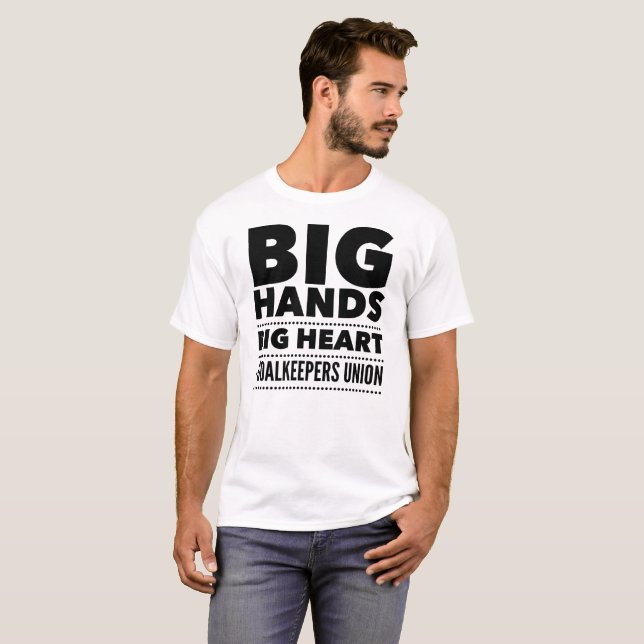 T-shirt Cadeau drôle de gardiens de but du football pour (Devant entier)
