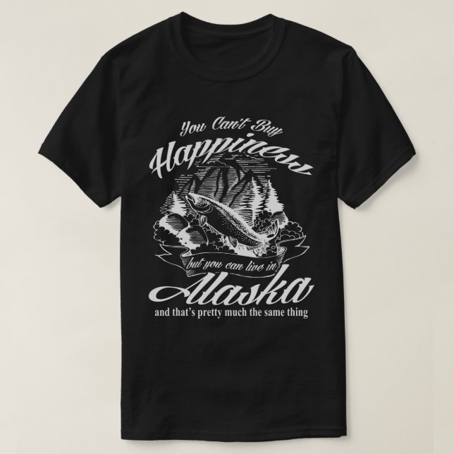 T-shirt Cadeau drôle de nouveauté pour l'Alaska (Design devant)