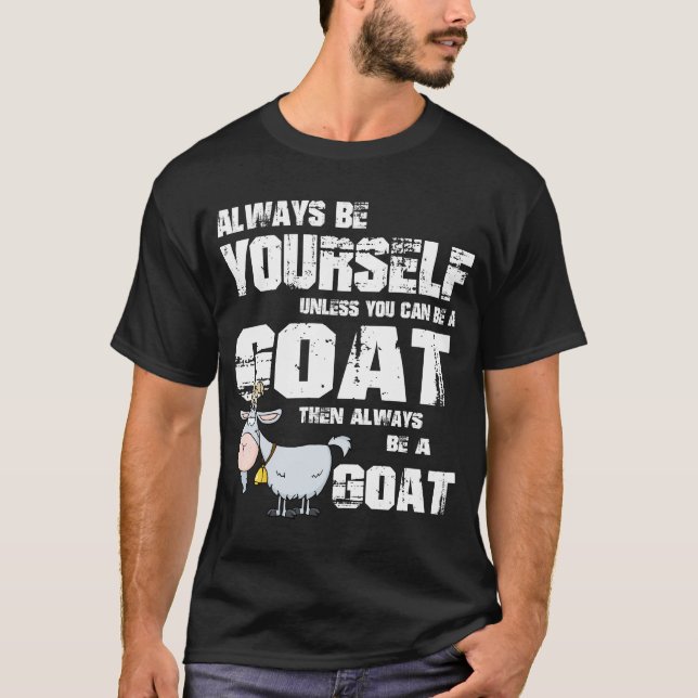 T-shirt Cadeau drôle de nouveauté pour l'amant de chèvre (Devant)