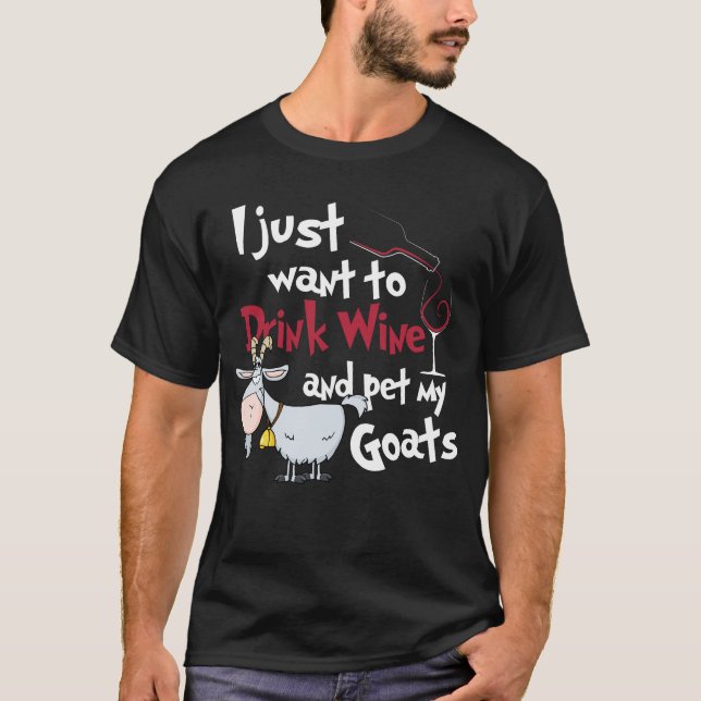 T-shirt Cadeau drôle de nouveauté pour l'amant de chèvre (Devant)