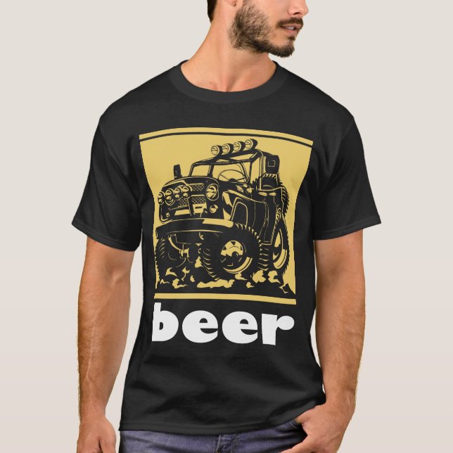 T-shirt Cadeau drôle de nouveauté pour l'amant de jeep (Devant)