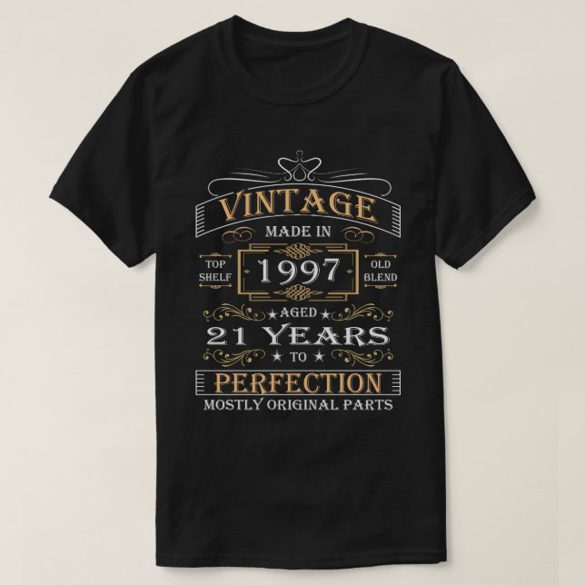 T-shirt Cadeau drôle de nouveauté pour le 21ème (Design devant)