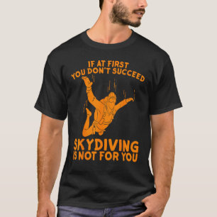 T-shirt Cadeau drôle de parachutisme hommes femmes drôle d