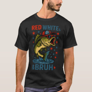 T-shirt Cadeau drôle de pêcheur ici poissonneux poissonneu