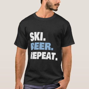 T-shirt Cadeau drôle de voyage de ski pour hommes amateurs