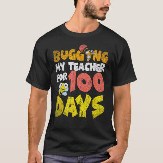T-shirt Cadeau Drôle D'enfants Qui Embêtent Mon Enseignant