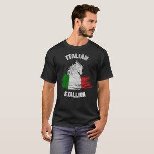 T-shirt Cadeau drôle d'étalon de chemise de cheval italien