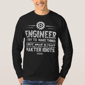 T-shirt Cadeau drôle d'ingénierie pour hommes femmesJ'essa