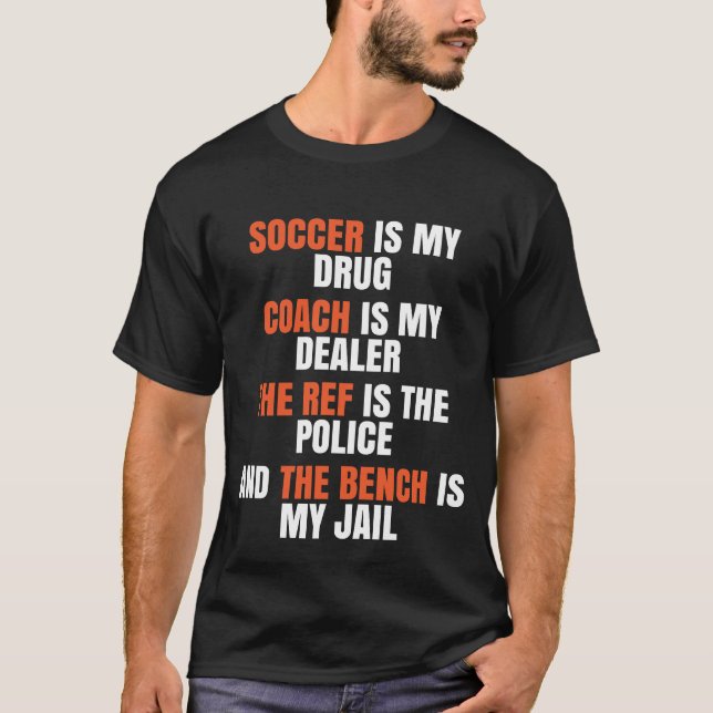 T-shirt Cadeau drôle du football pour des entraîneurs du (Devant)