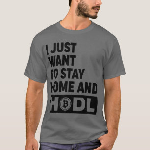 T-shirt cadeau drôle Hodl Bitcoin Crypto (recto-ve
