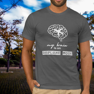 T-shirt Cadeau drôle pour collègue avec cerveau en mode av