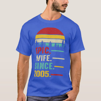T-shirt Cadeau du 16e anniversaire du Mariage pour sa femm
