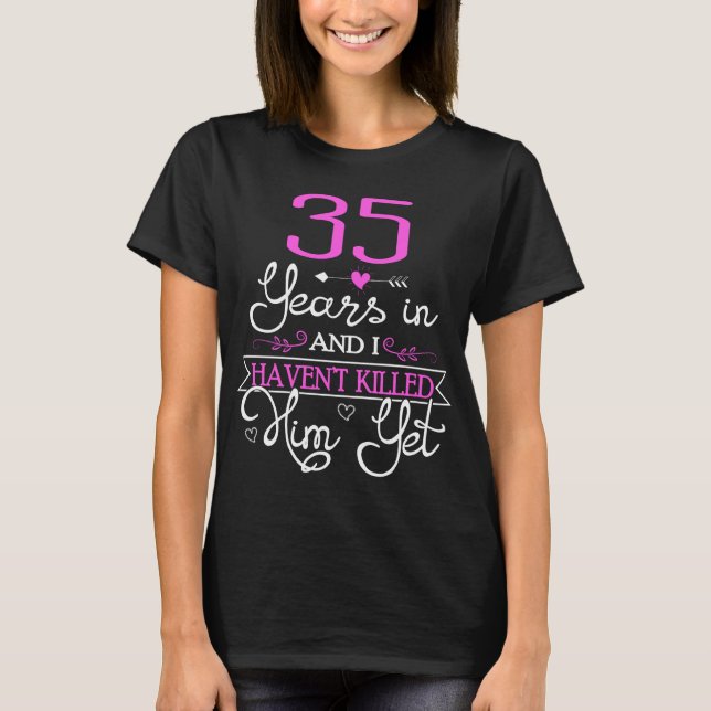 T-shirt Cadeau du 35e anniversaire Mariage pour les idées  (Devant)