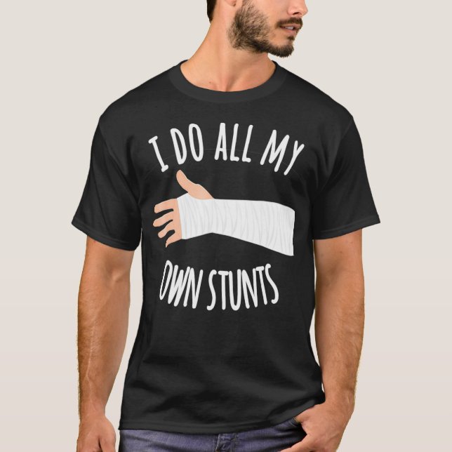 T-shirt Cadeau du bras cassé pour les enfants Je fais tous (Devant)